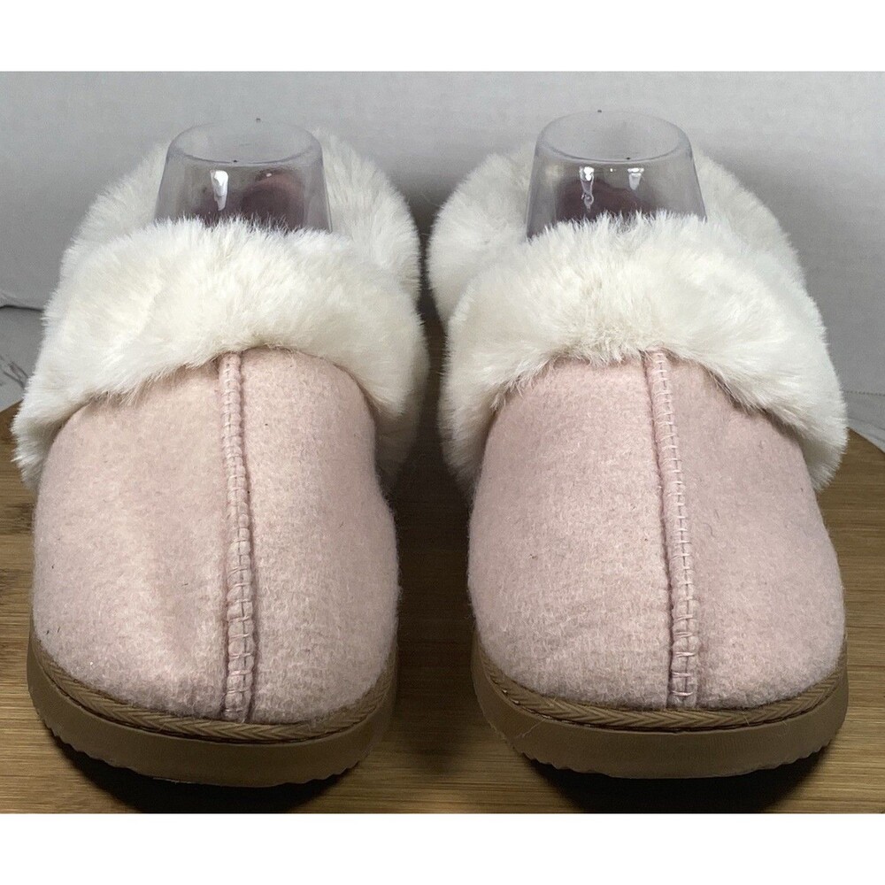 dluxe by Dearfoams June Felted Closed Back Slippers – Mauve, Women’s Large 9-10 - Picture 3 of 7